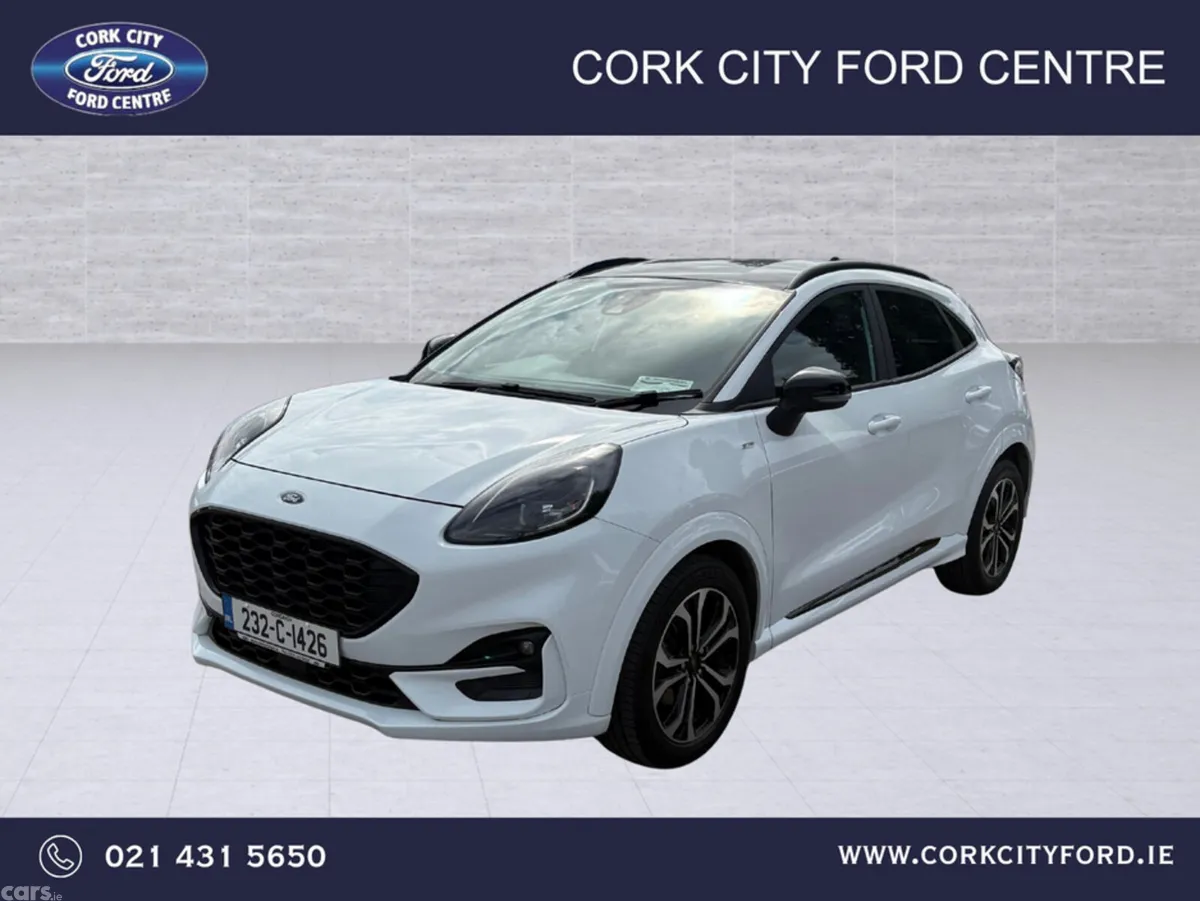 Ford Puma MPV, Petrol Hybrid, 2023, White