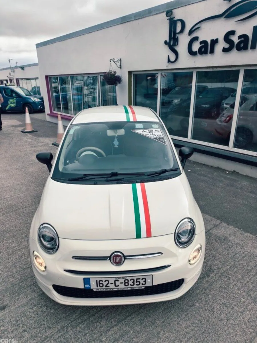 Fiat 500 Hatchback, Petrol, 2016, White