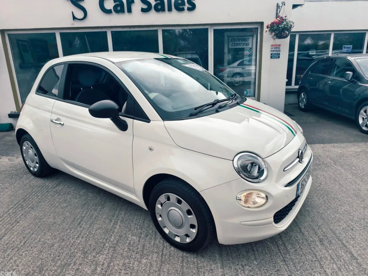 Fiat 500 Hatchback, Petrol, 2016, White