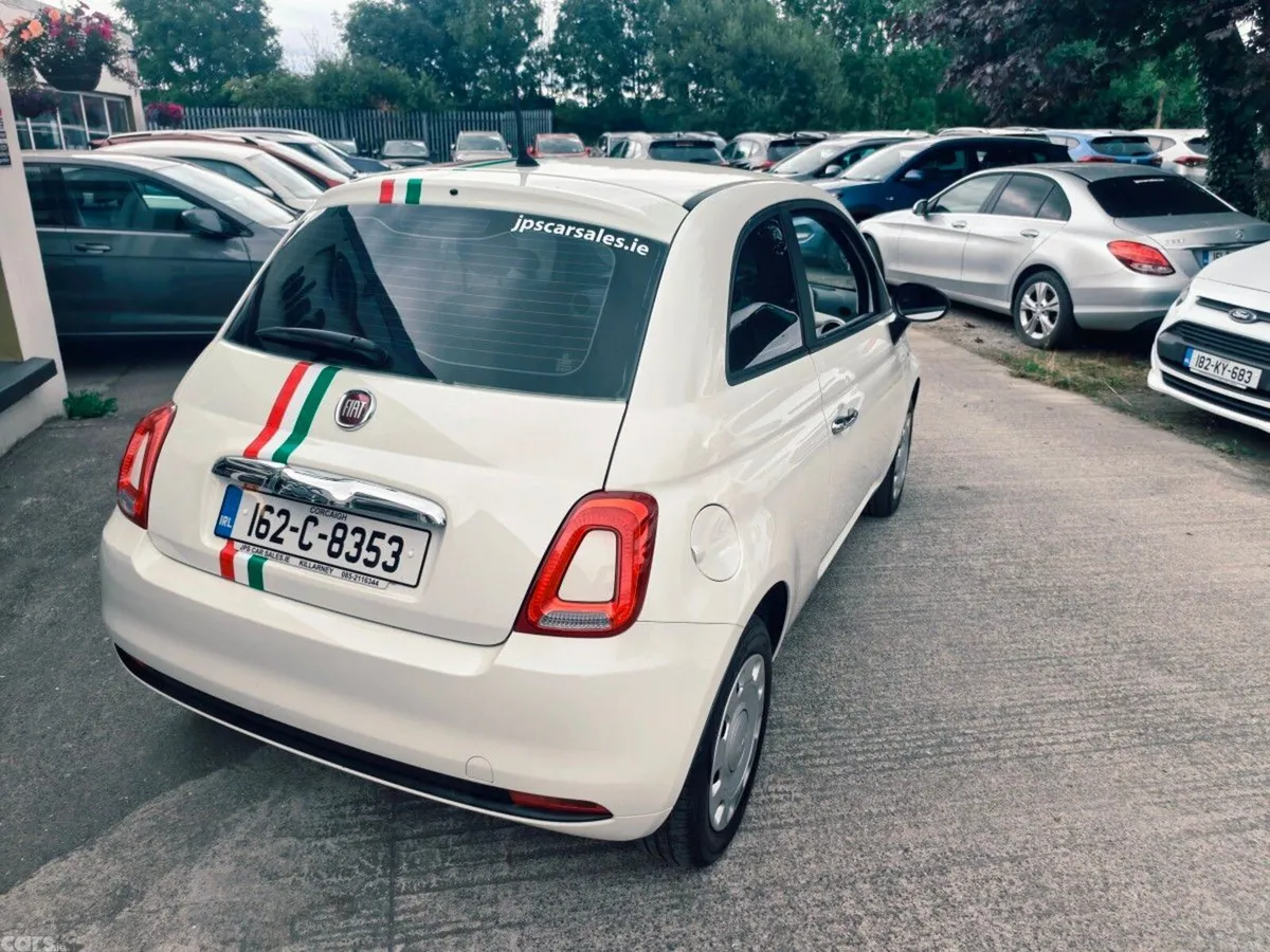 Fiat 500 Hatchback, Petrol, 2016, White