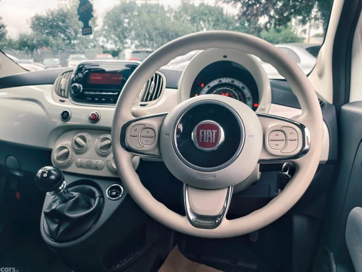 Fiat 500 Hatchback, Petrol, 2016, White