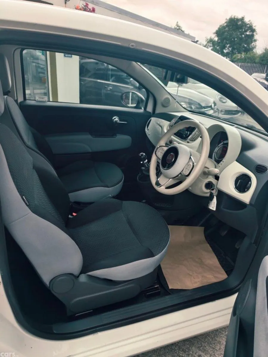 Fiat 500 Hatchback, Petrol, 2016, White