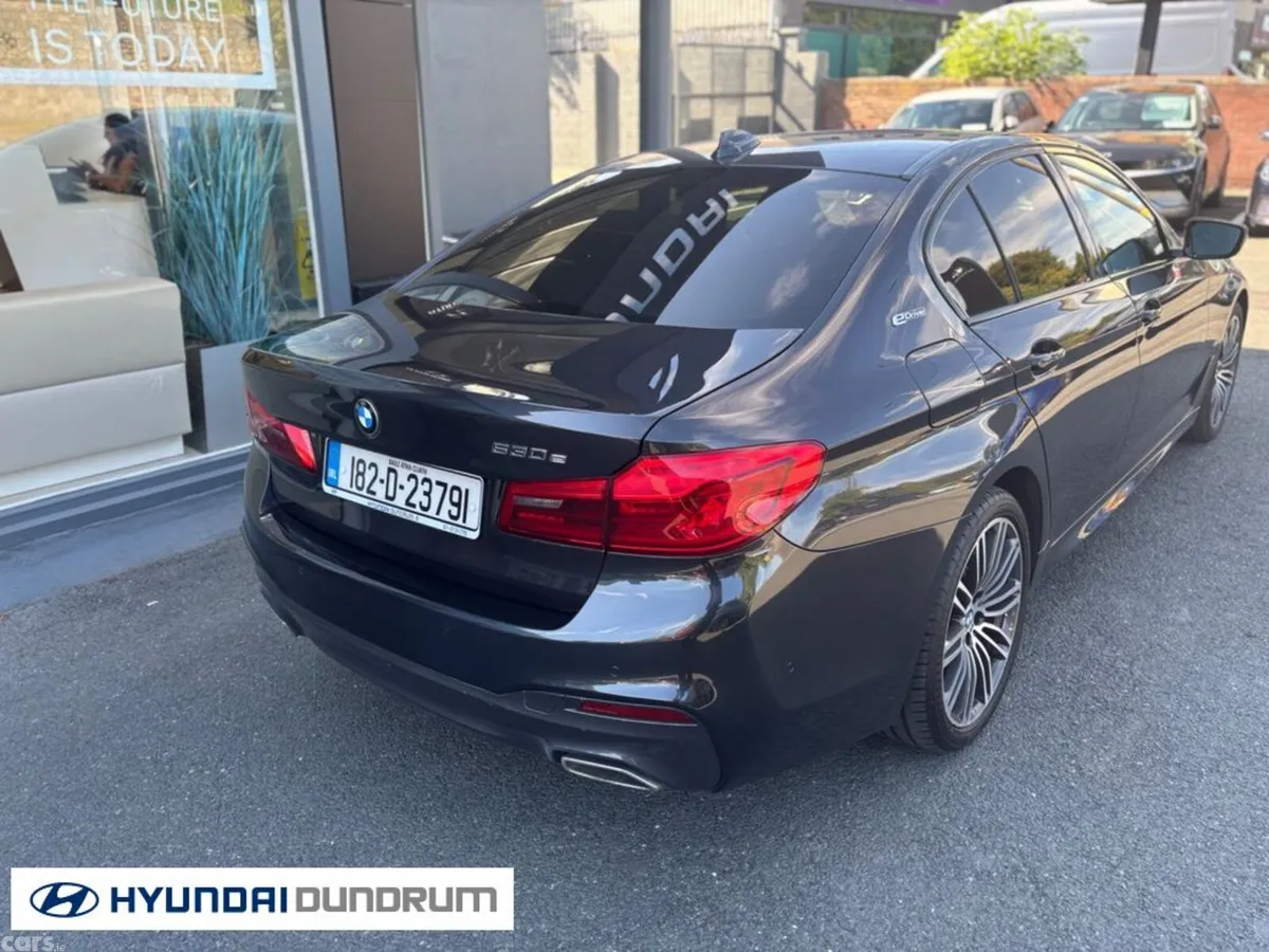 BMW 5-Series Saloon, Petrol Plug-in Hybrid, 2018, Black