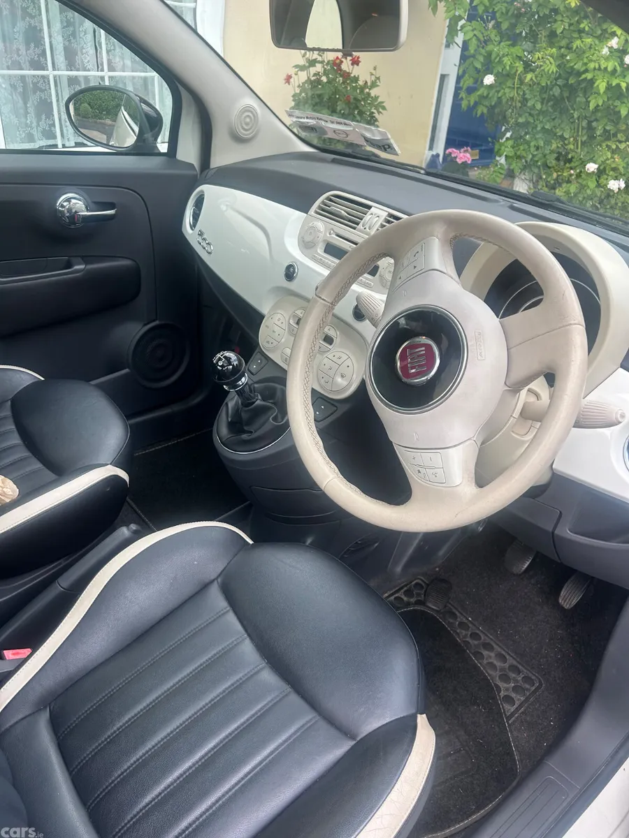 Fiat 500 Hatchback, Petrol, 2014, White