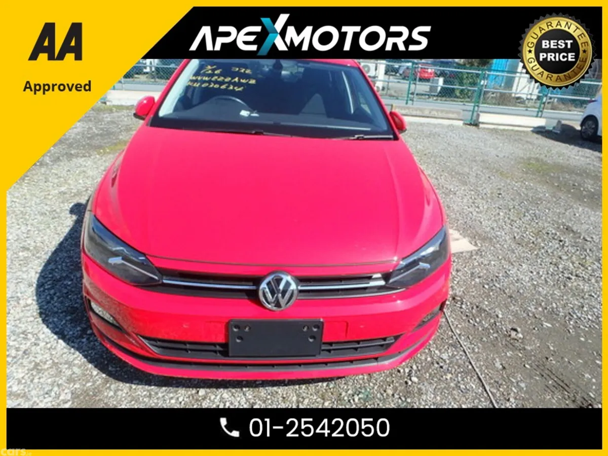 Volkswagen Polo Hatchback, Petrol, 2019, Red