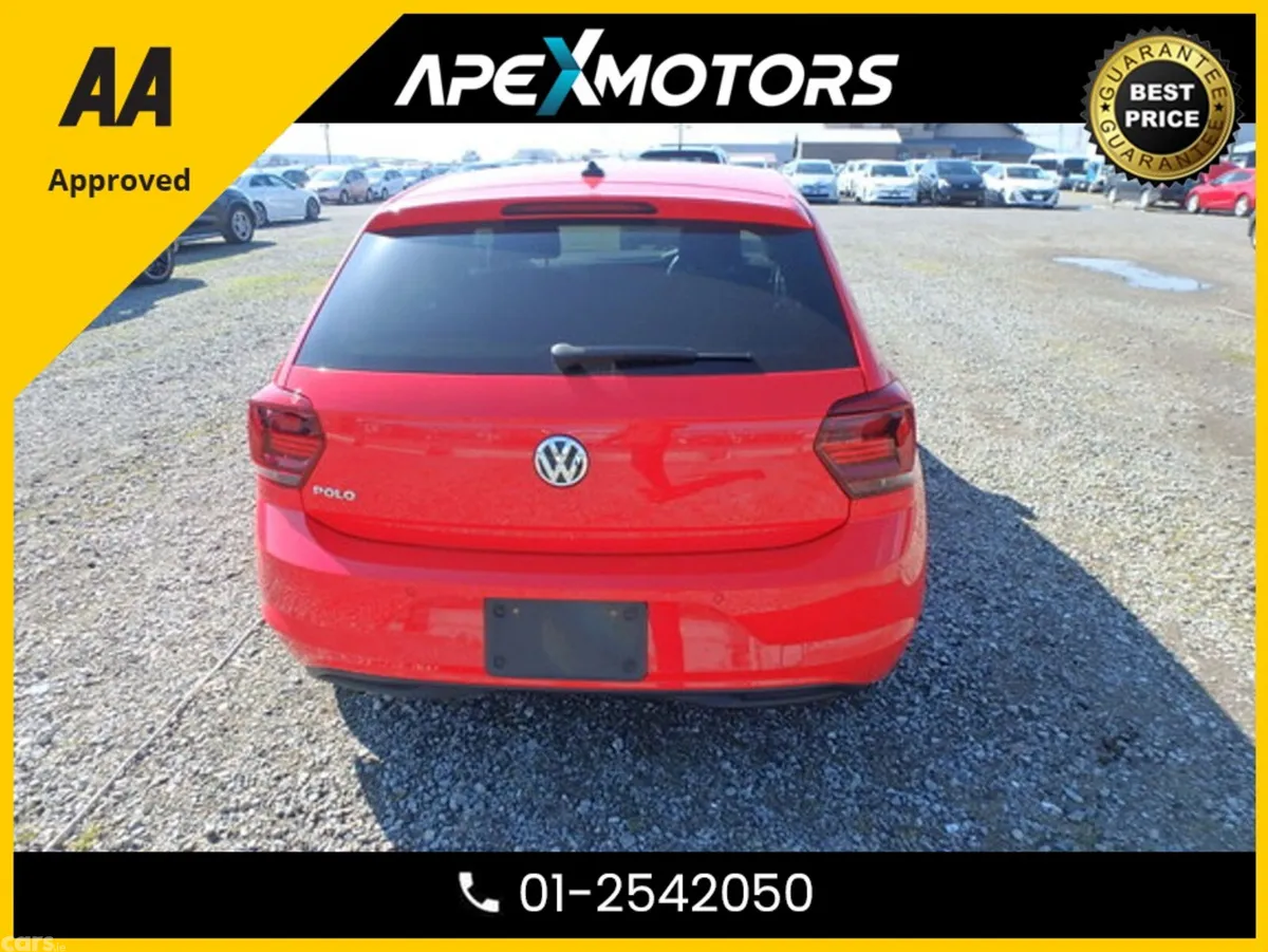 Volkswagen Polo Hatchback, Petrol, 2019, Red