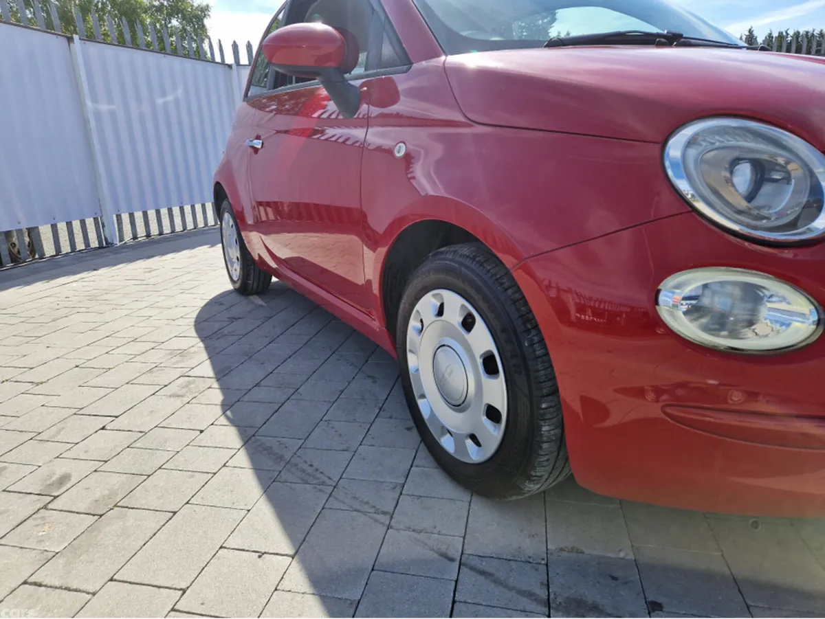 Fiat 500 Hatchback, Petrol, 2017, Red