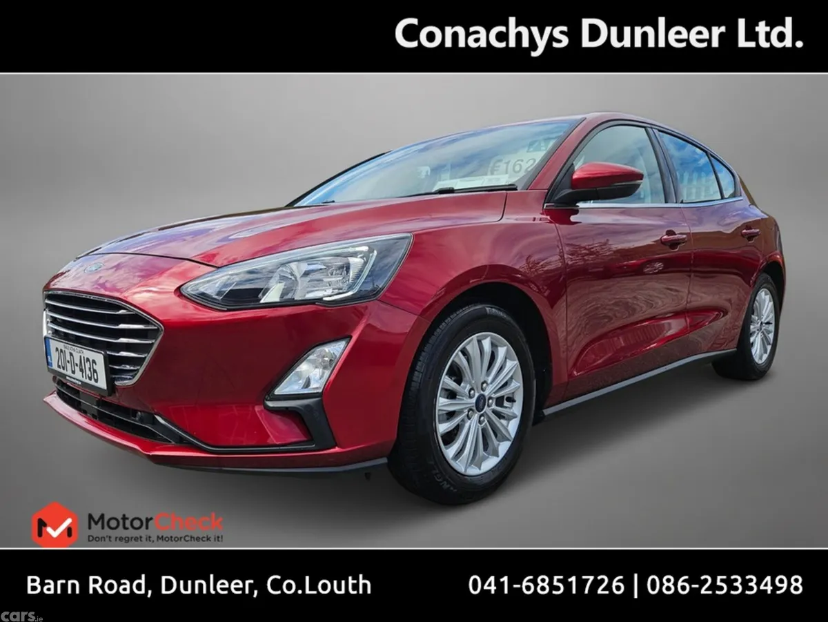 Ford Focus Hatchback, Petrol, 2020, Red
