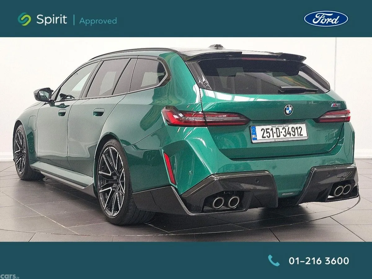 BMW M5 Estate, Petrol Plug-in Hybrid, 2025, Green