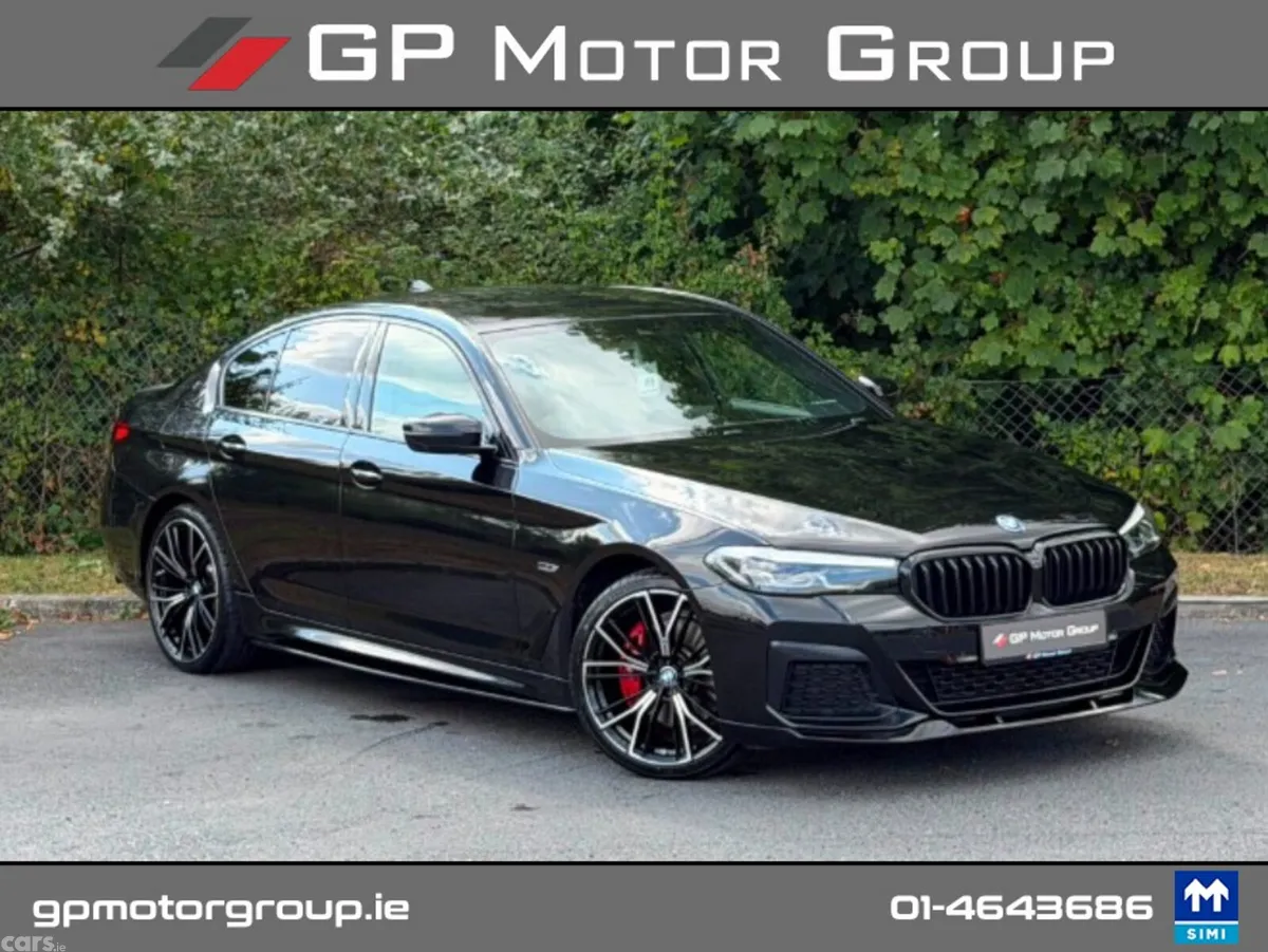 BMW 5-Series Saloon, Petrol Plug-in Hybrid, 2022, Black