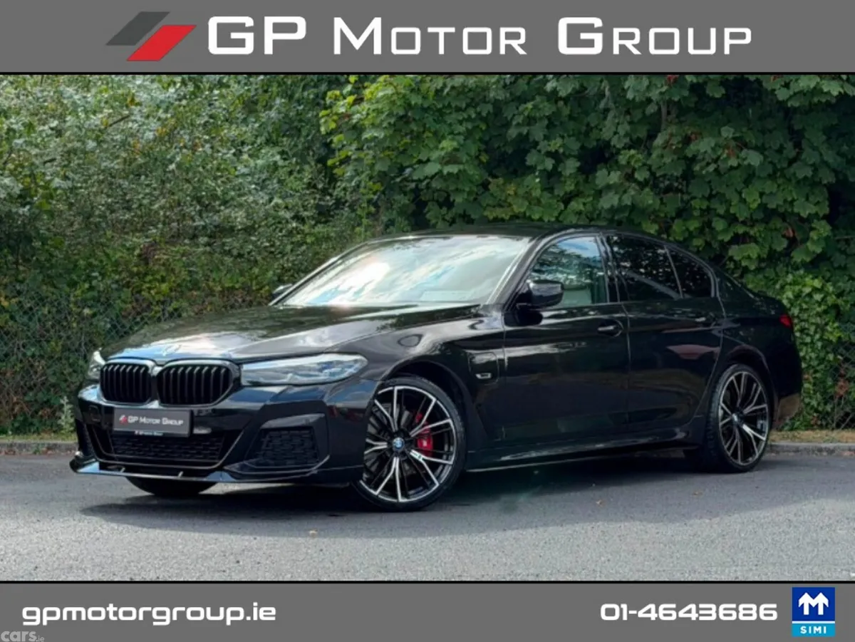 BMW 5-Series Saloon, Petrol Plug-in Hybrid, 2022, Black