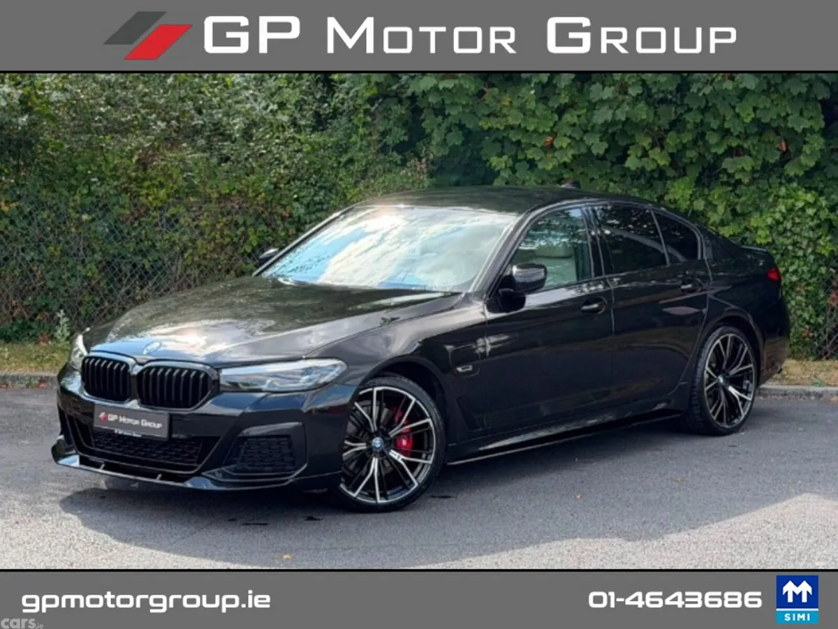 BMW 5-Series Saloon, Petrol Plug-in Hybrid, 2022, Black