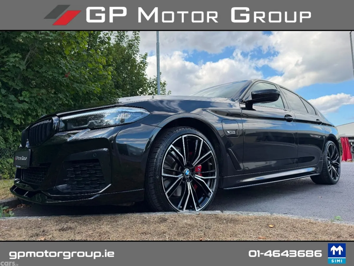 BMW 5-Series Saloon, Petrol Plug-in Hybrid, 2022, Black
