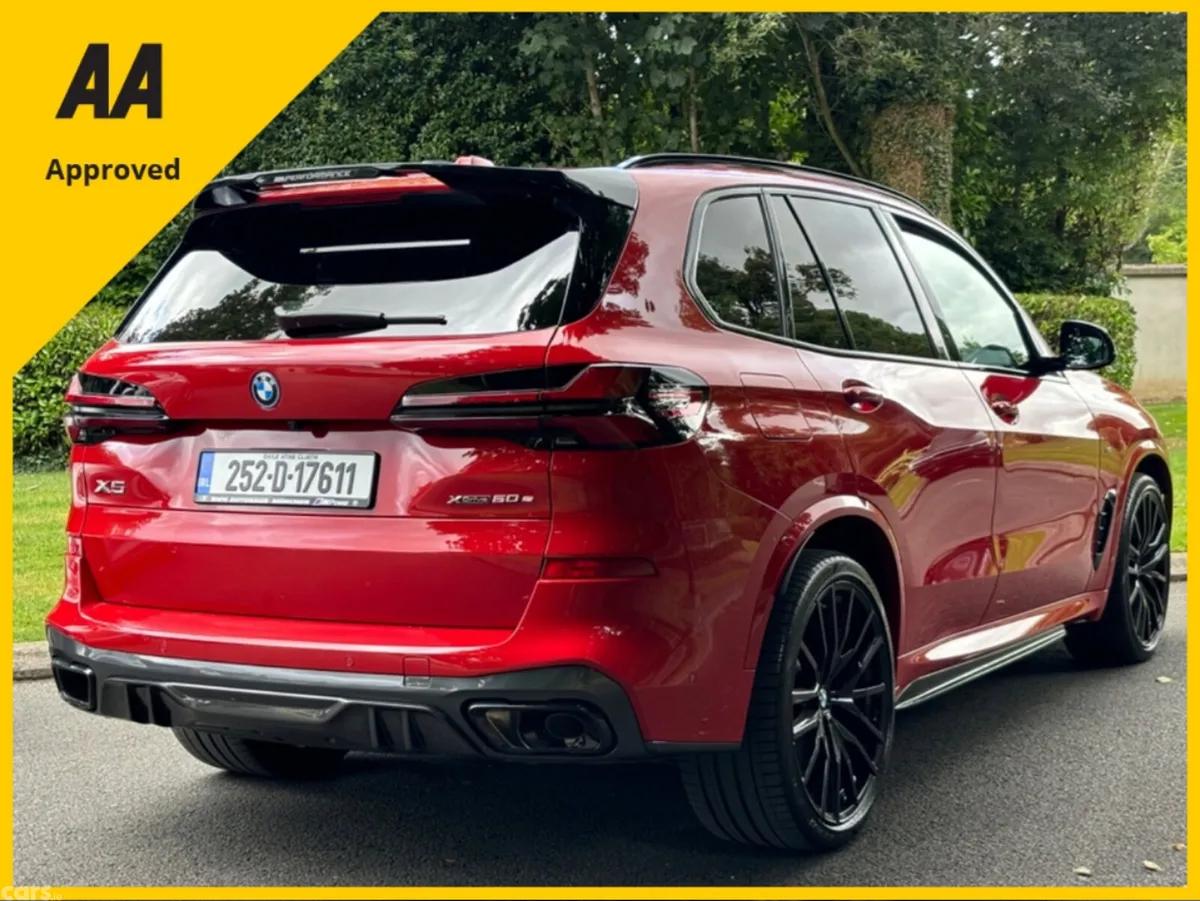 BMW X5 SUV, Petrol Plug-in Hybrid, 2025, Red