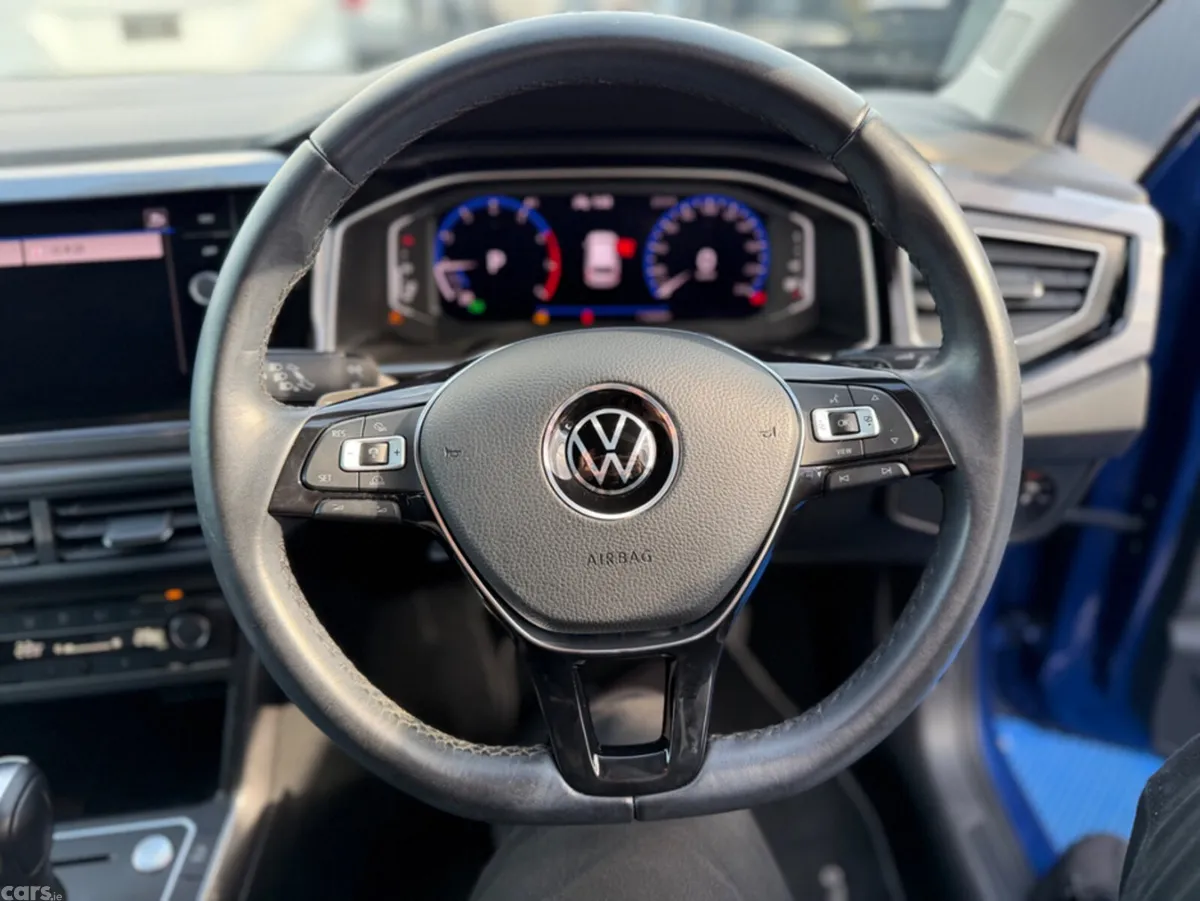 Volkswagen Polo Hatchback, Petrol, 2021, Blue
