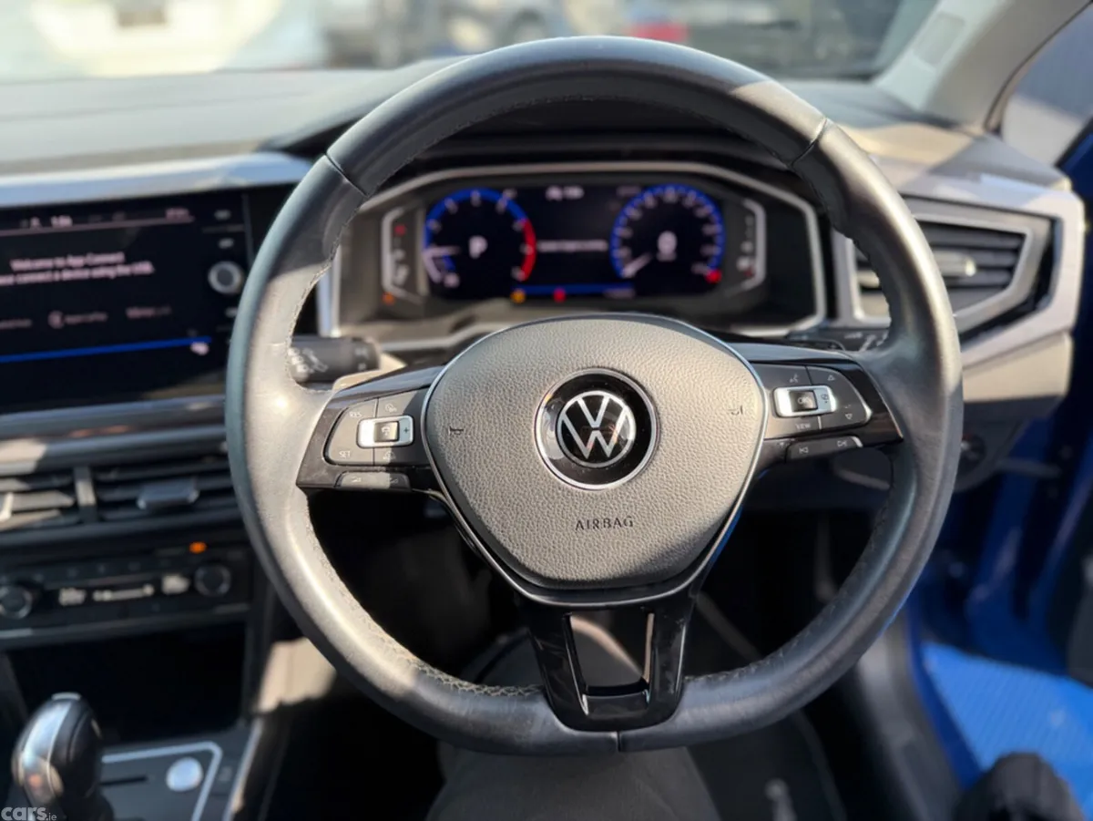 Volkswagen Polo Hatchback, Petrol, 2021, Blue