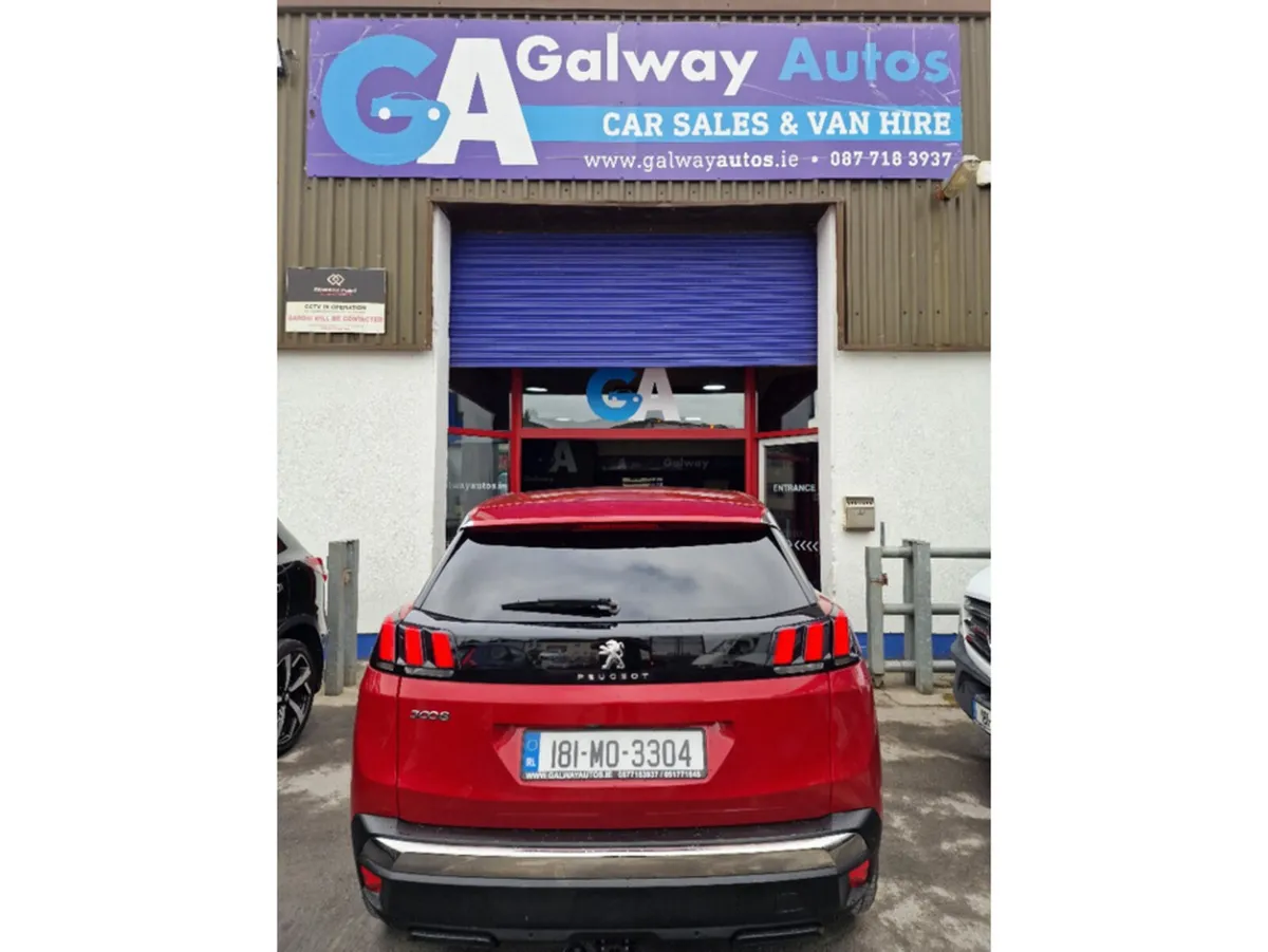 Peugeot 3008 Hatchback, Diesel, 2018, Red