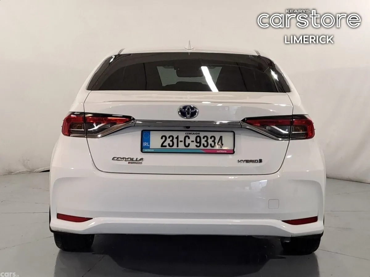 Toyota Corolla Saloon, Petrol Hybrid, 2023, White