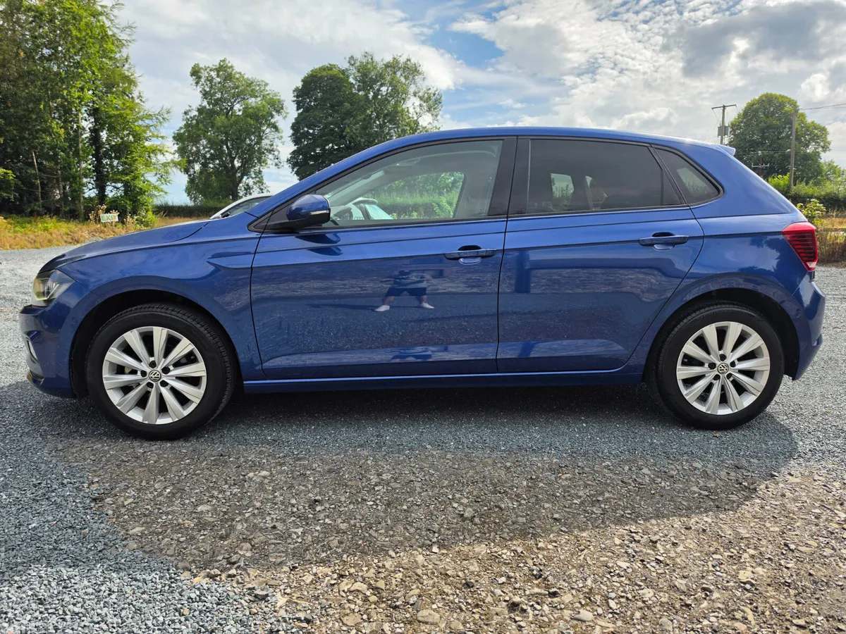 Volkswagen Polo Hatchback, Petrol, 2018, Blue