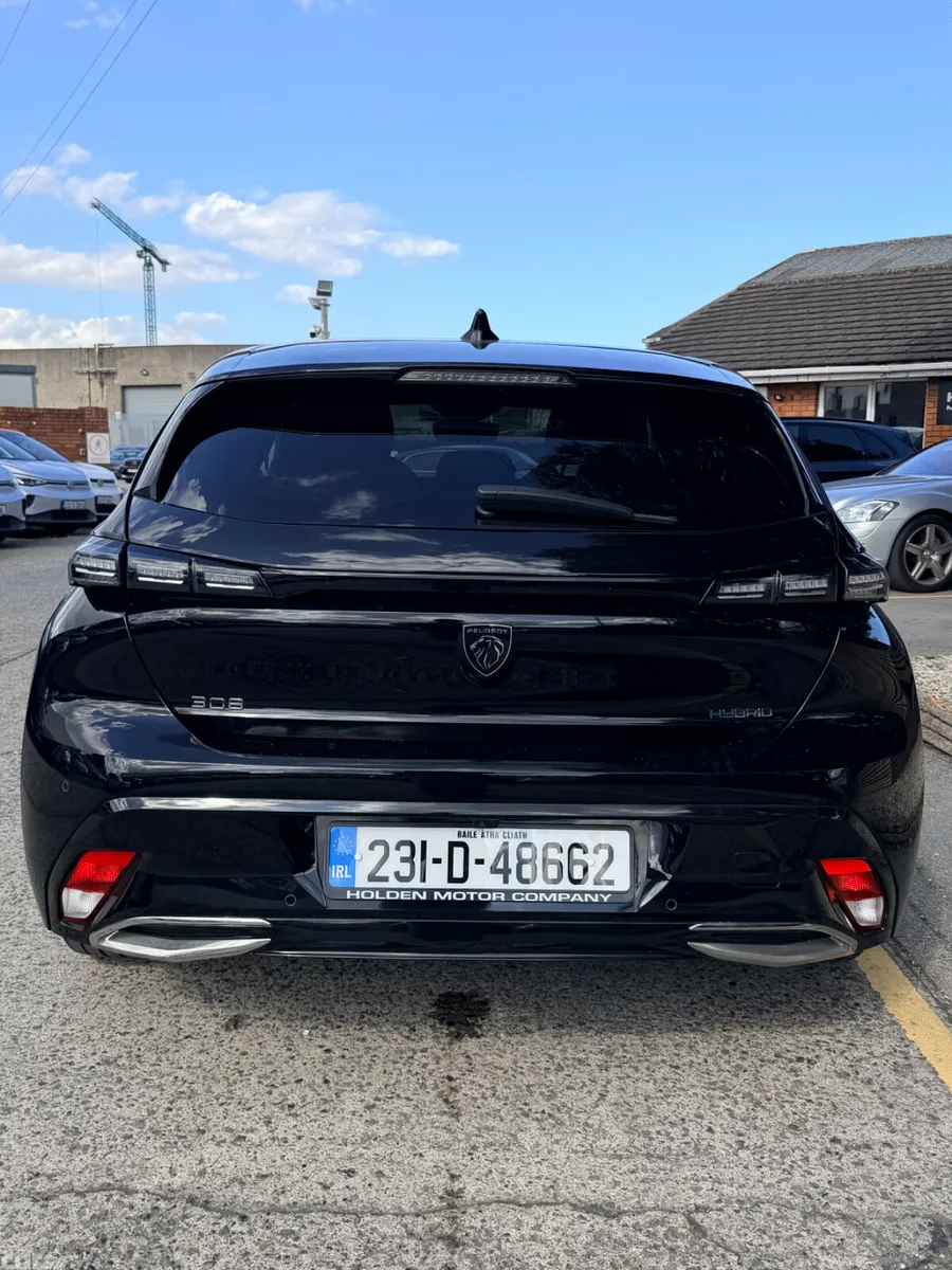 Peugeot 308 Hatchback, Petrol Plug-in Hybrid, 2023, Black