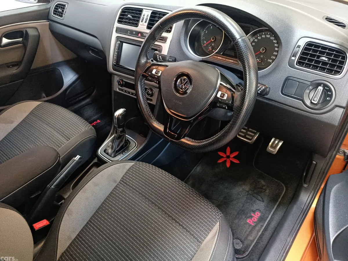 Volkswagen Polo Hatchback, Petrol, 2016, Orange