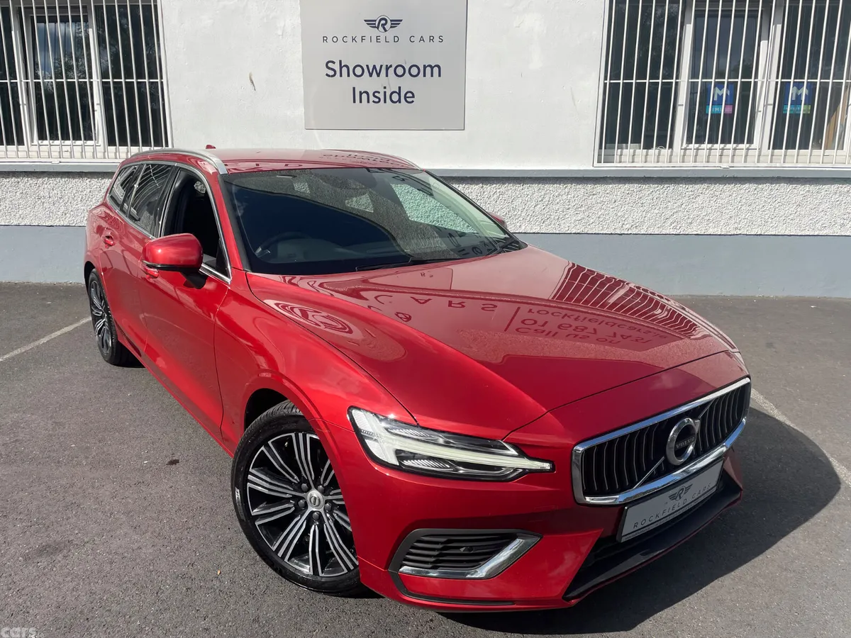 Volvo V60 Estate, Petrol Hybrid, 2021, Red