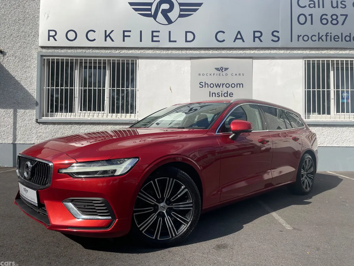 Volvo V60 Estate, Petrol Hybrid, 2021, Red