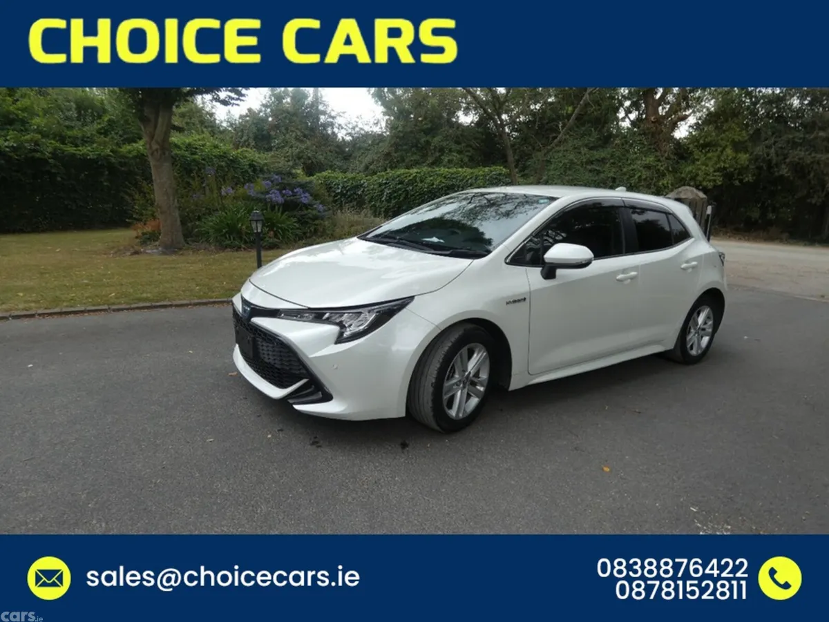 Toyota Corolla Hatchback, Petrol Hybrid, 2019, White