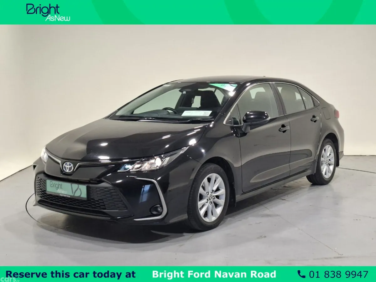 Toyota Corolla Saloon, Petrol Hybrid, 2023, Black
