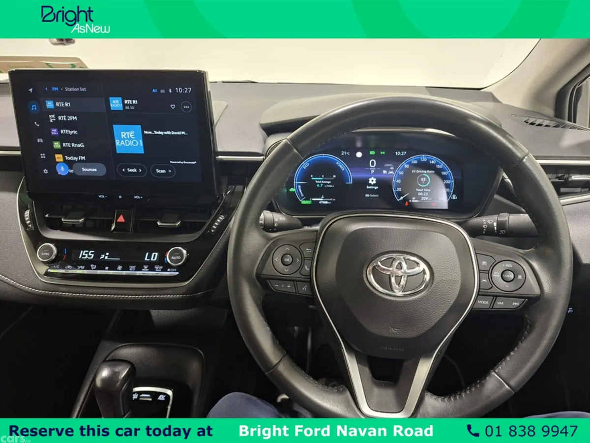 Toyota Corolla Saloon, Petrol Hybrid, 2023, Black