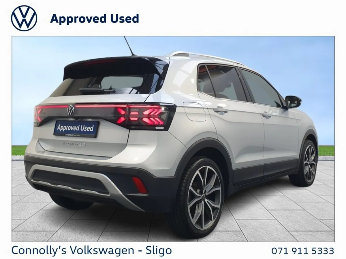 Volkswagen T-Cross SUV, Petrol, 2024, Silver