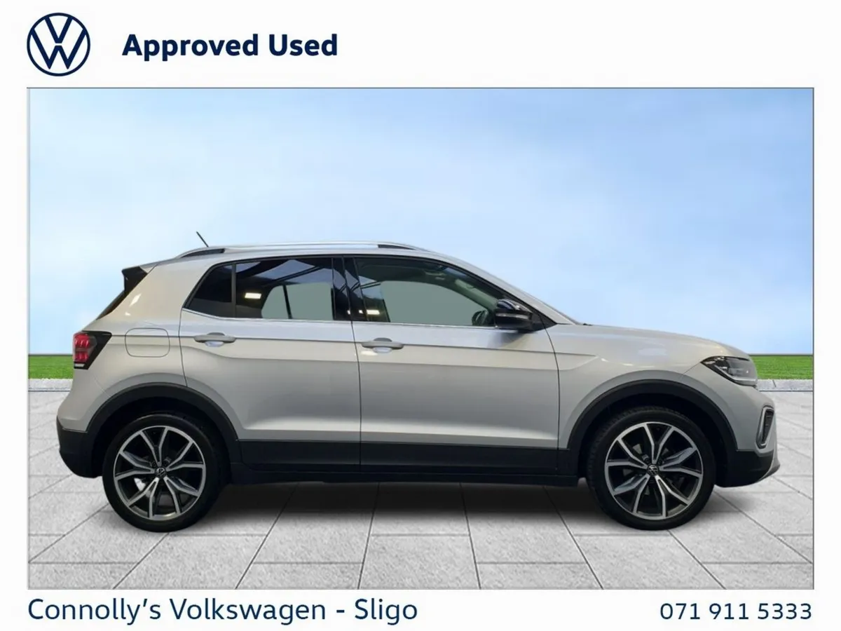 Volkswagen T-Cross SUV, Petrol, 2024, Silver