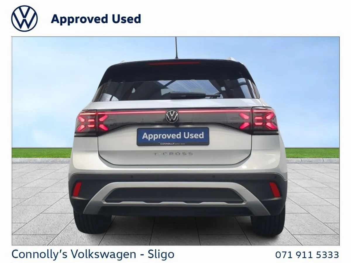 Volkswagen T-Cross SUV, Petrol, 2024, Silver