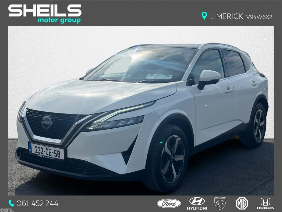 Nissan Qashqai MPV, Petrol, 2023, White