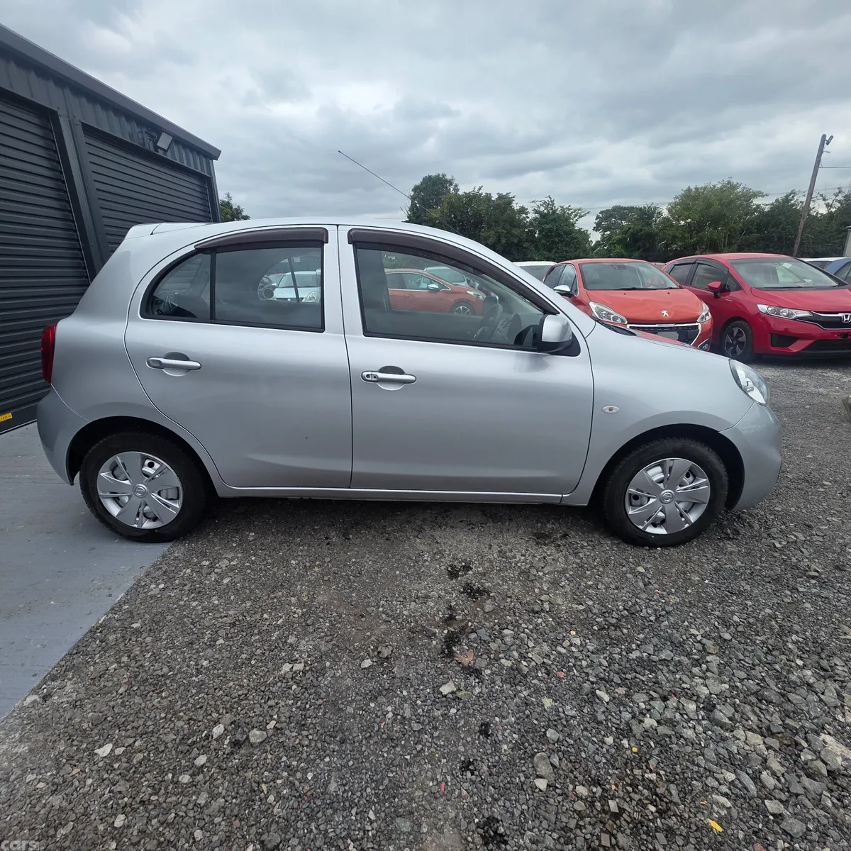Nissan March Hatchback, Petrol, 2015, Silver