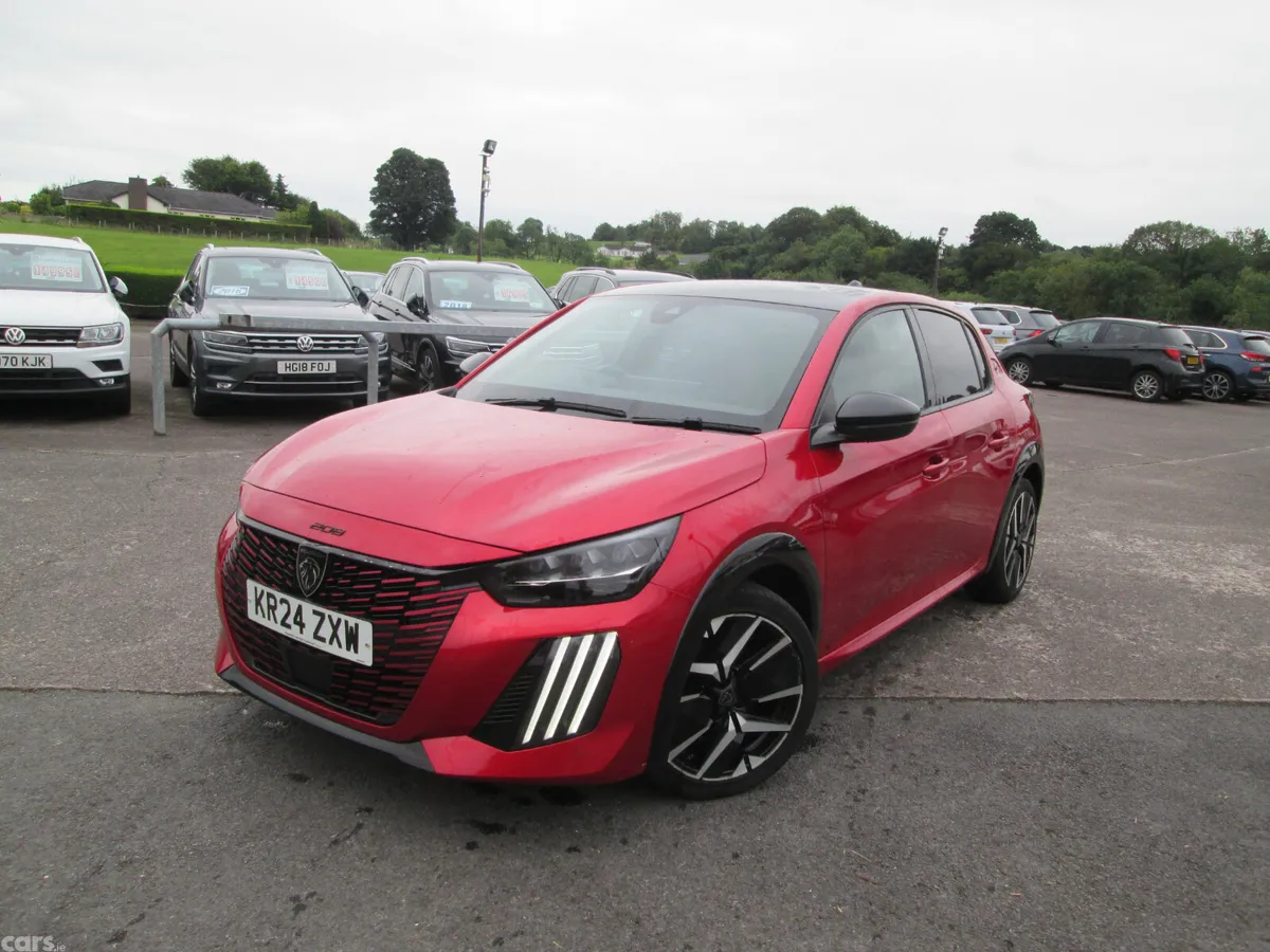 Peugeot 208 Hatchback, Petrol, 2024, Red
