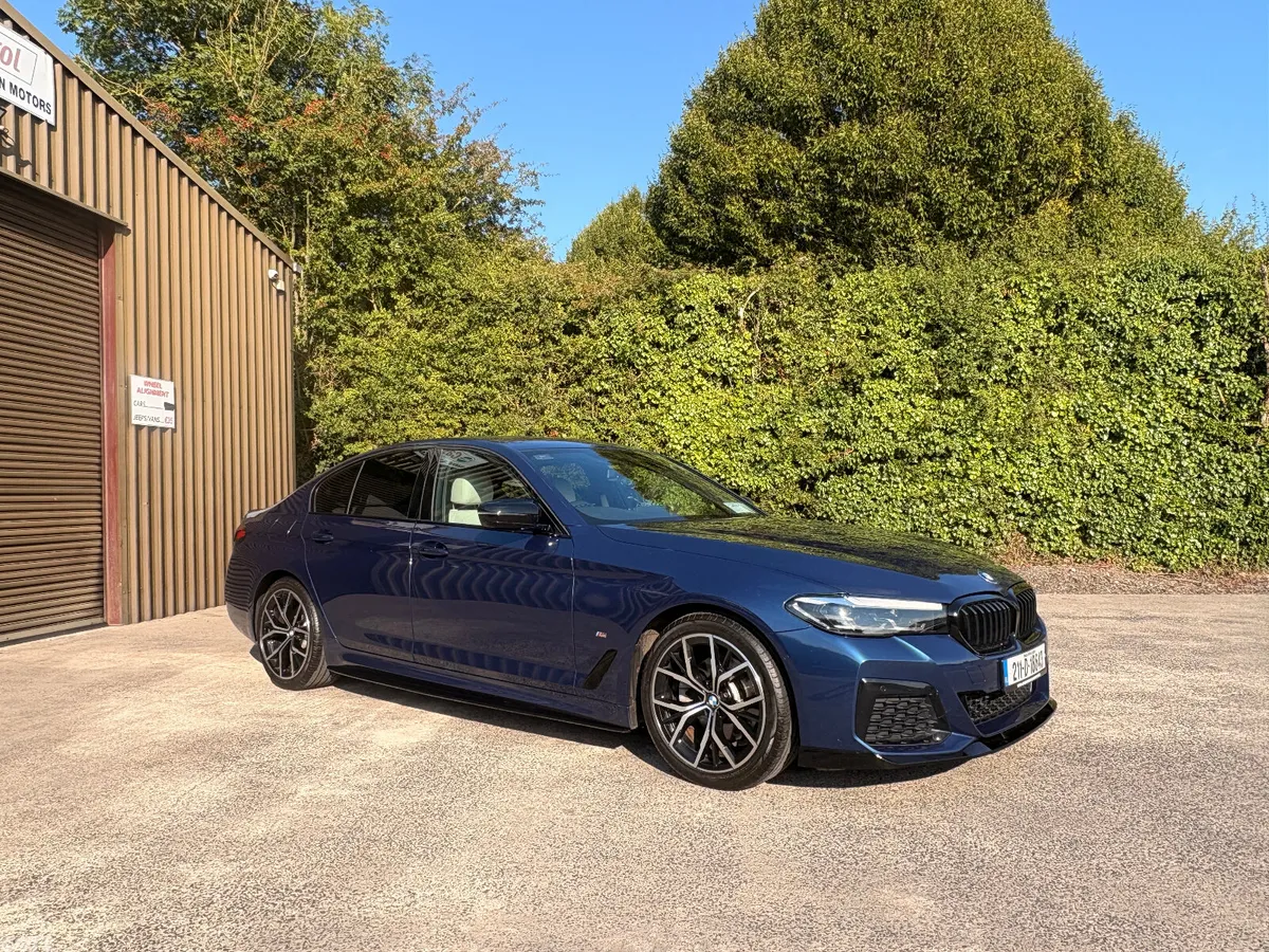 BMW 5-Series Saloon, Diesel, 2021, Blue