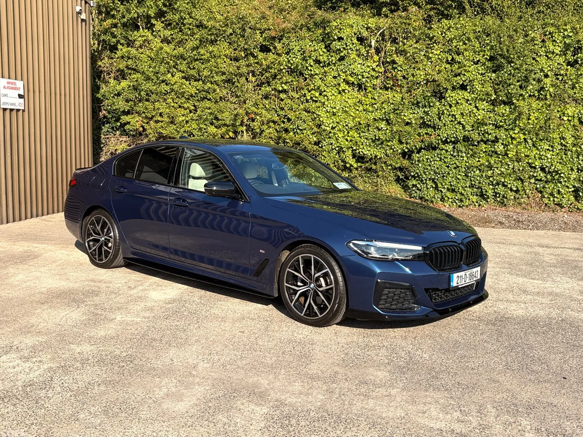 BMW 5-Series Saloon, Diesel, 2021, Blue