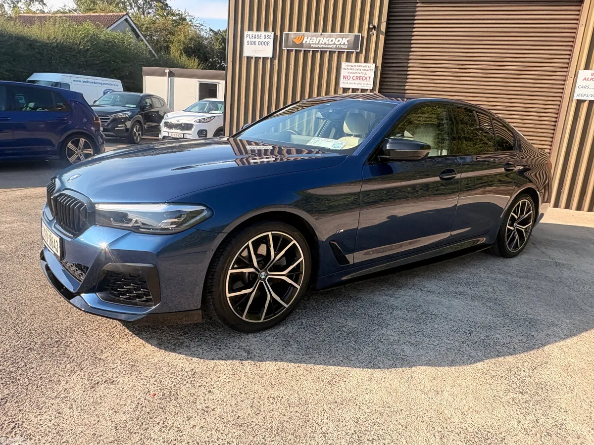 BMW 5-Series Saloon, Diesel, 2021, Blue