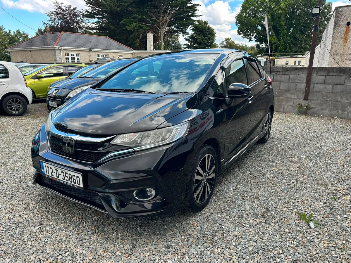 Honda Fit Hatchback, Petrol Hybrid, 2017, Black