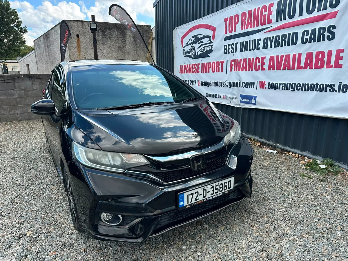 Honda Fit Hatchback, Petrol Hybrid, 2017, Black