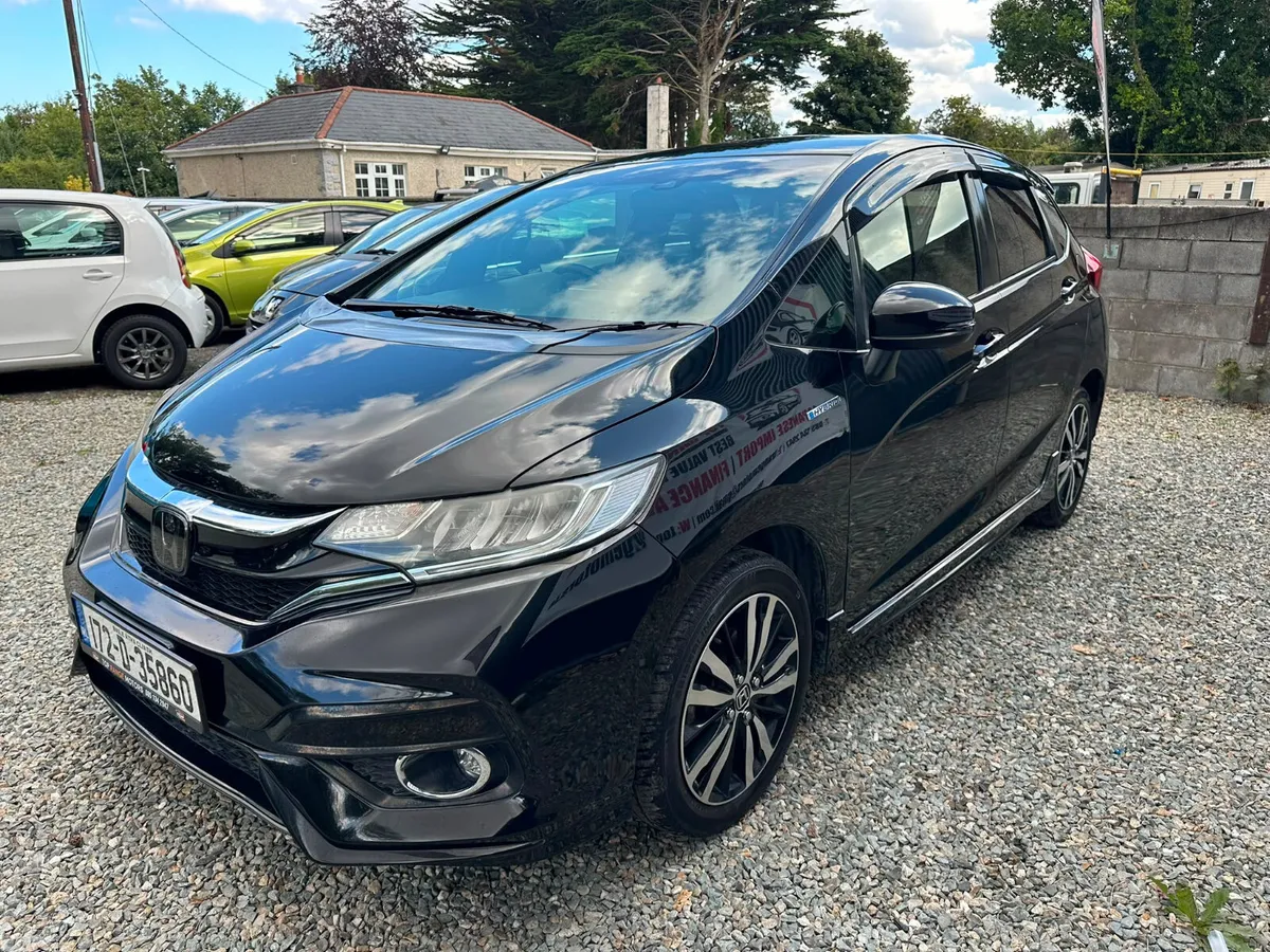 Honda Fit Hatchback, Petrol Hybrid, 2017, Black