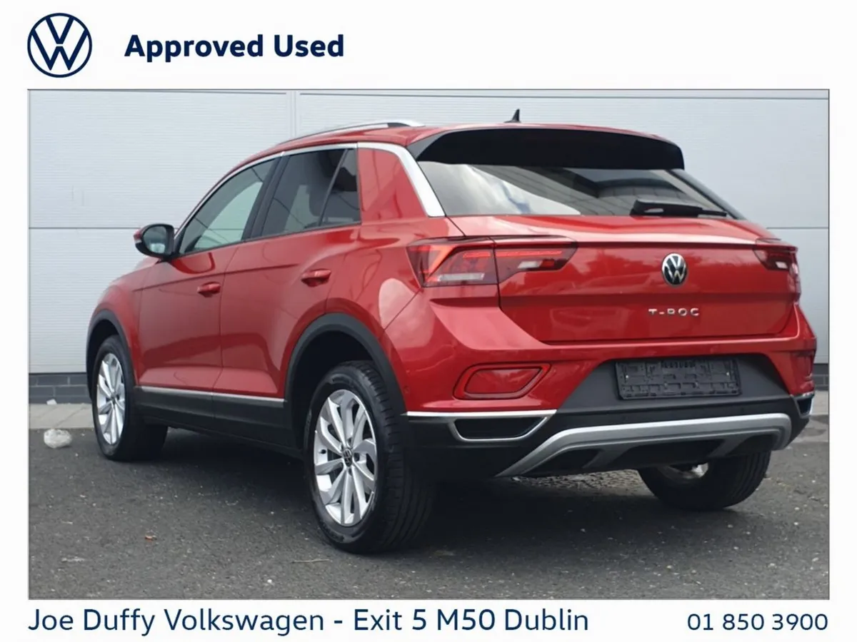 Volkswagen T-Roc SUV, Petrol, 2023, Red