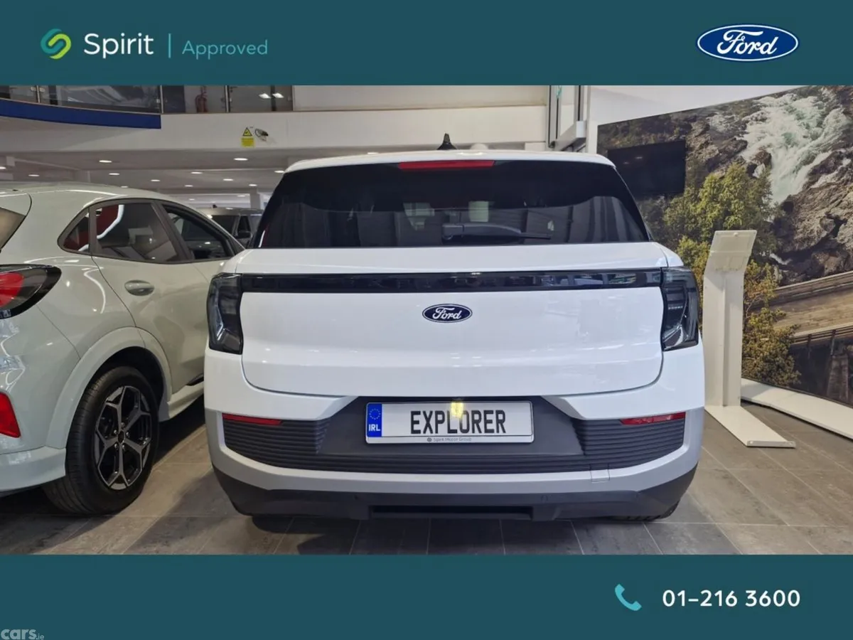Ford Explorer SUV, Electric, 2027, White