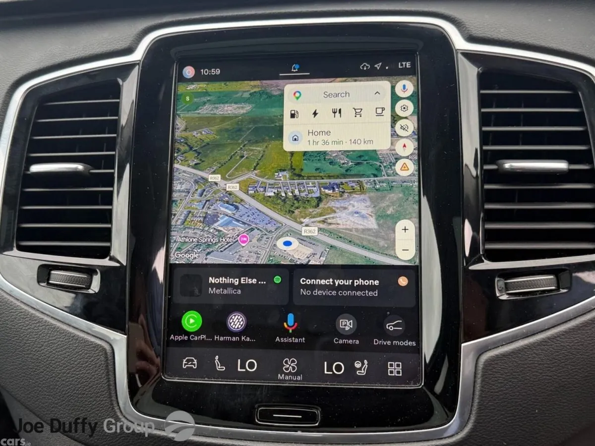 Volvo XC90 SUV, Petrol Plug-in Hybrid, 2024, Black