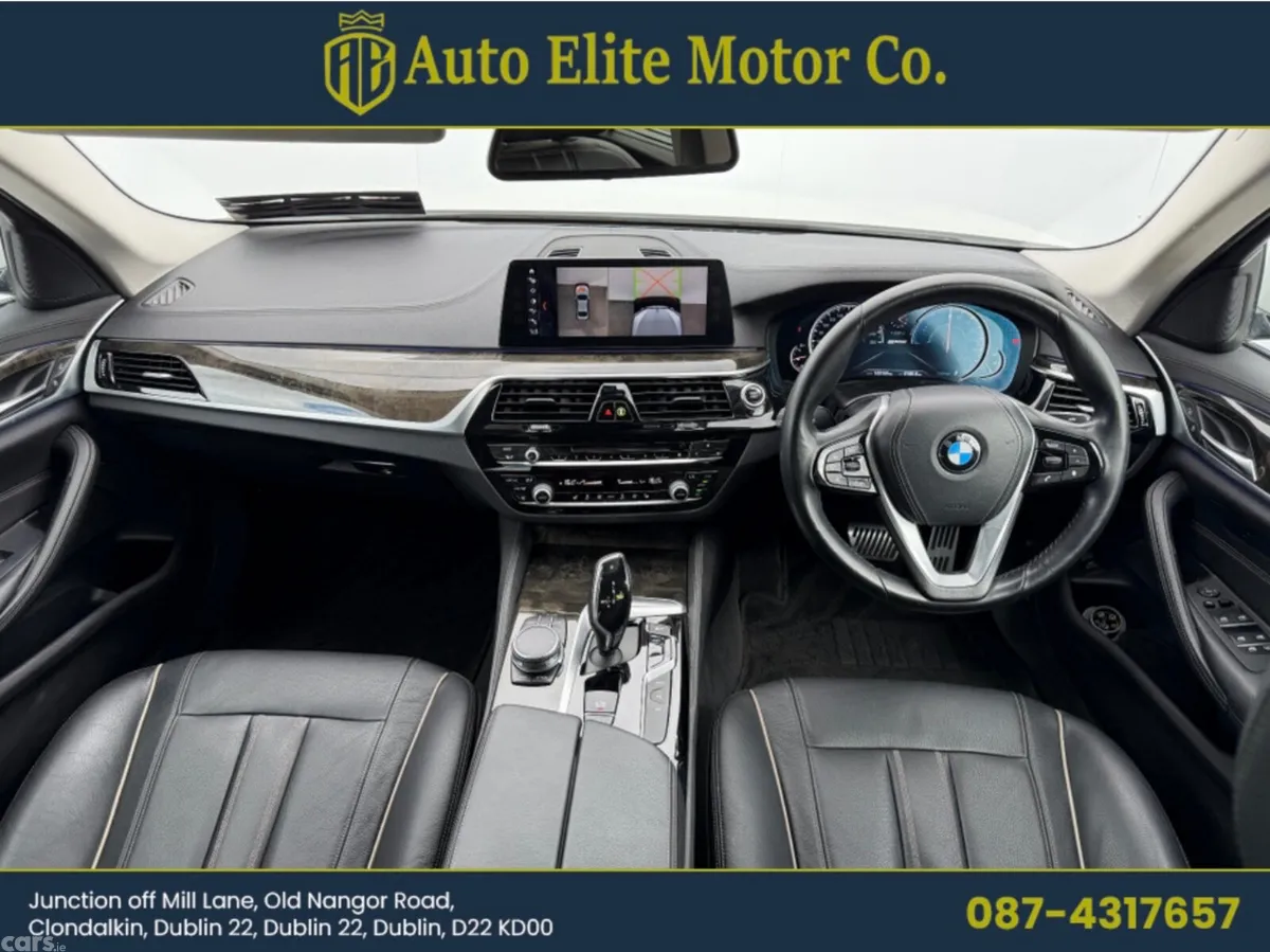 BMW 5-Series Saloon, Petrol Hybrid, 2017, White