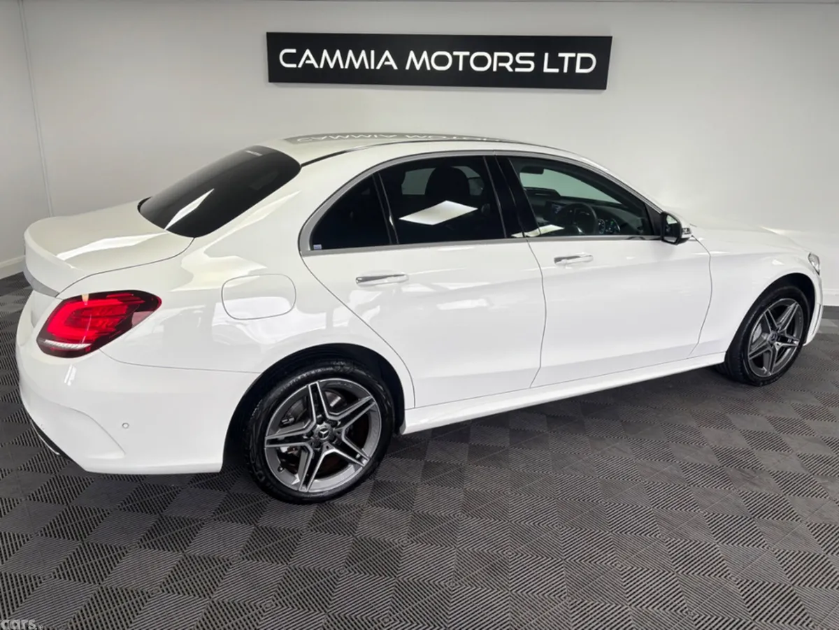 Mercedes-Benz C-Class Saloon, Petrol Hybrid, 2019, White