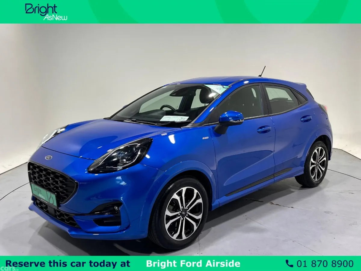 Ford Puma MPV, Petrol Hybrid, 2023, Blue