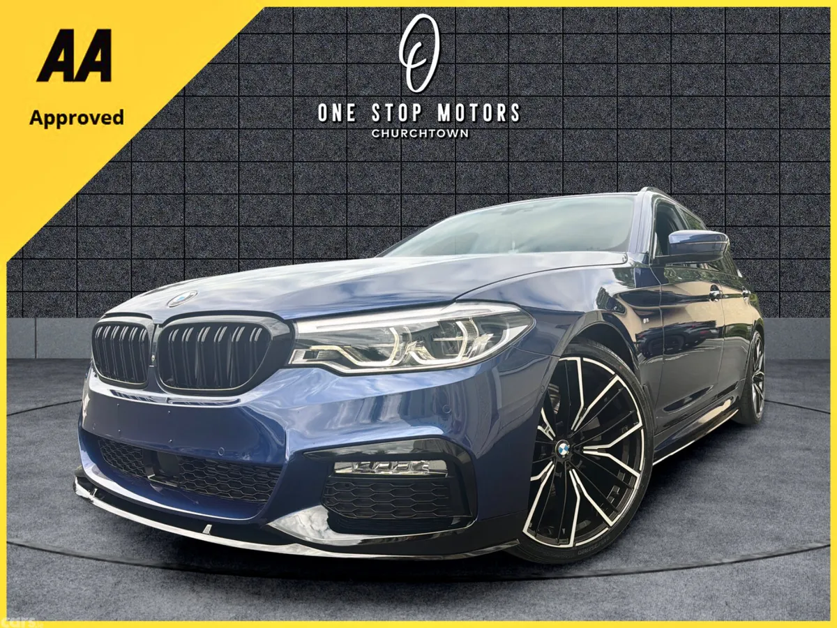 BMW 5-Series Estate, Diesel, 2017, Blue