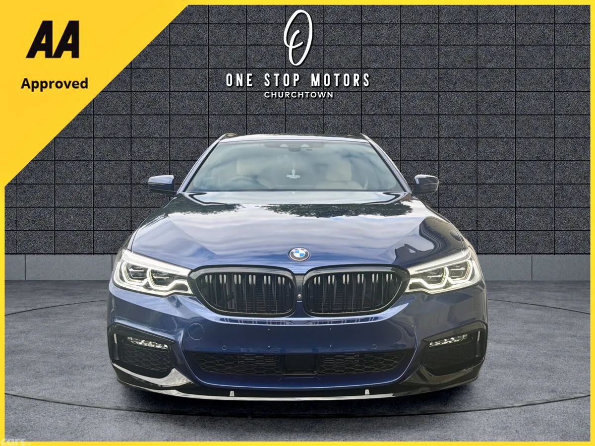 BMW 5-Series Estate, Diesel, 2017, Blue